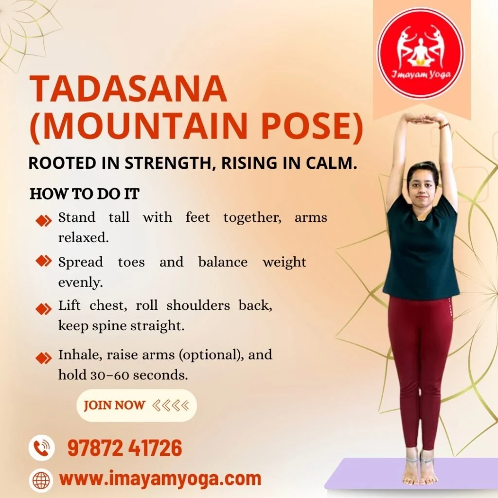 Stand Tall and Confident: Learn Tadasana Mountain Pose in Tirunelveli